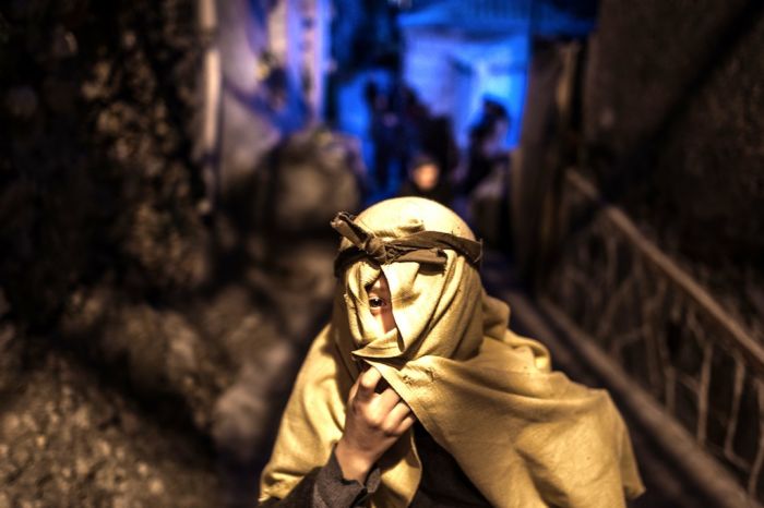 Il presepe vivente di Pentedattilo. Foto Enzo Penna