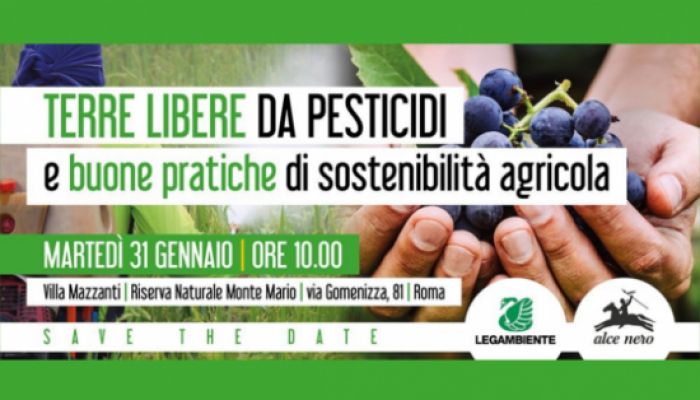 Legambiente. Convegno “Terre Libere da Pesticidi”, il 31 gennaio a Roma