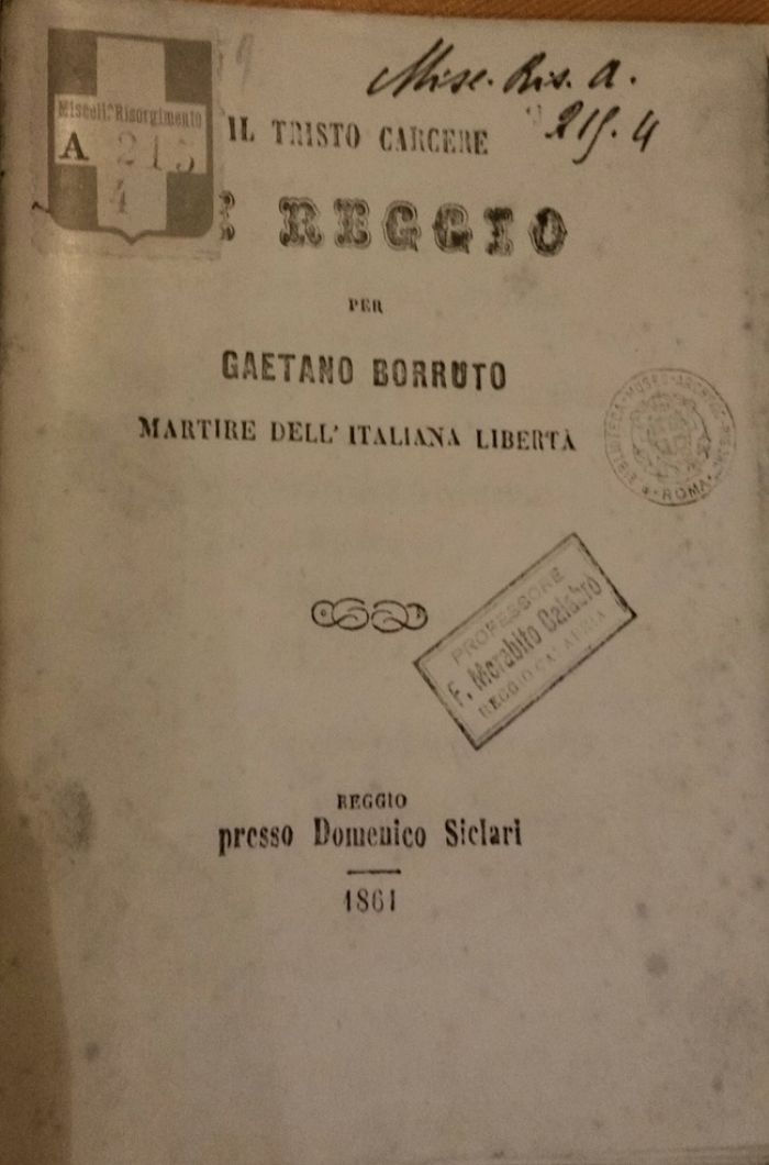 La nostra storia. I fratelli Borruto e i loro rapporti con Staiti