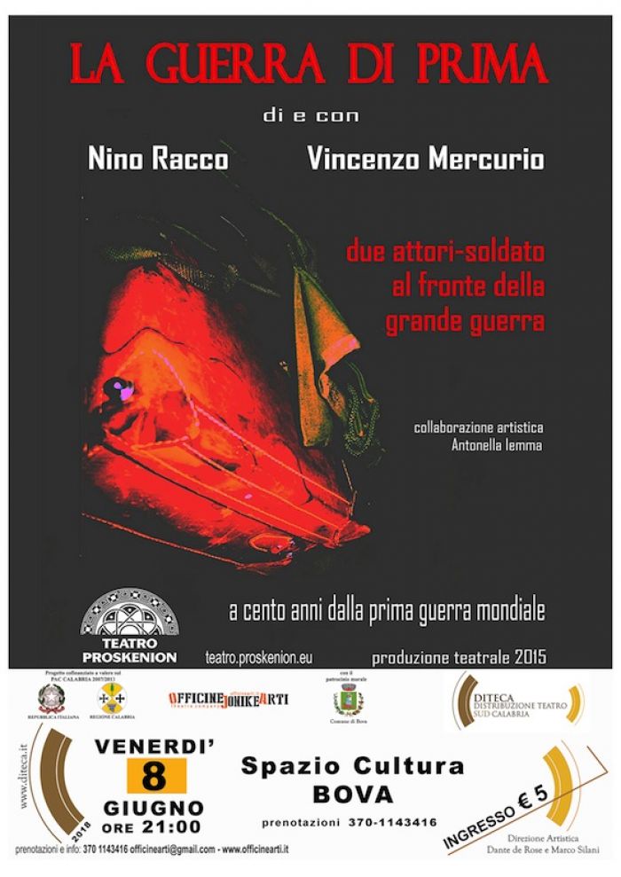 Area Grecanica: Il Circuito Teatrale Distribuzione Teatro Sud Calabria presenta a Bova e Gallicianò due spettacoli della Scena Contemporanea Calabrese